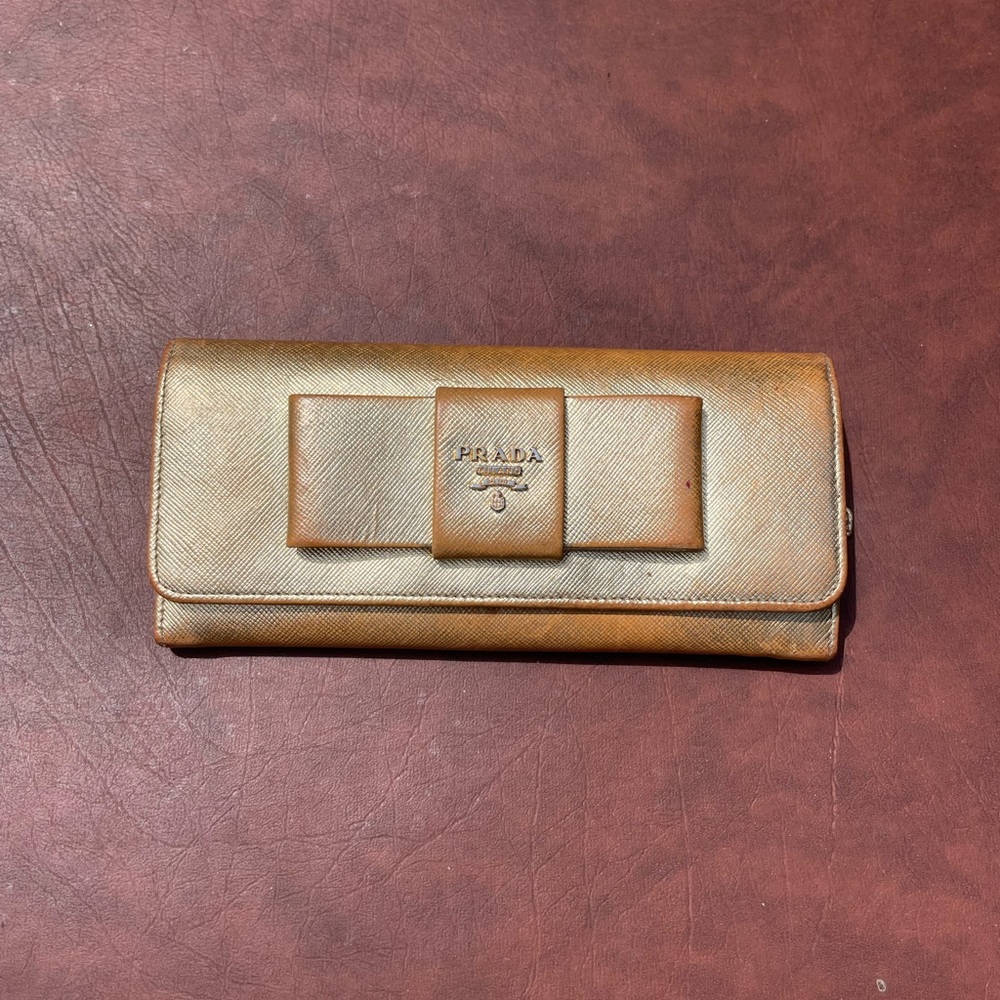 Prada long wallet
